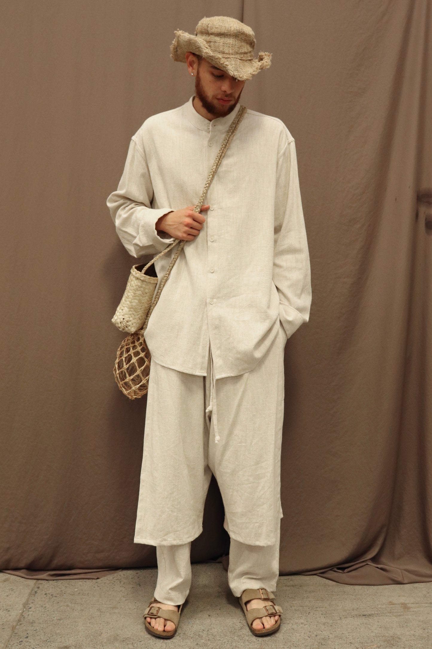 DOUBLE LAYERED PANTS - Fibre