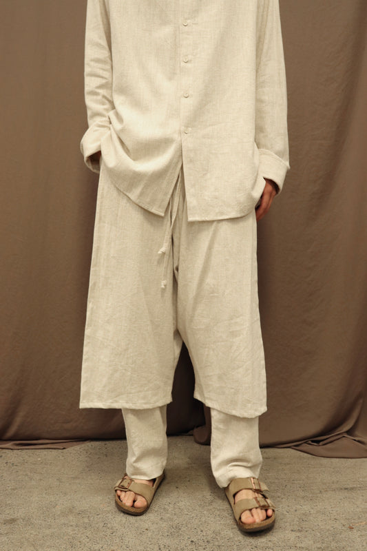 DOUBLE LAYERED PANTS - Fibre